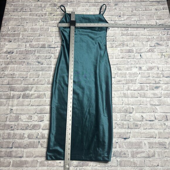 EUC Xxxiticat Dark Green Velour Dress Size XS - Picture 13 of 14